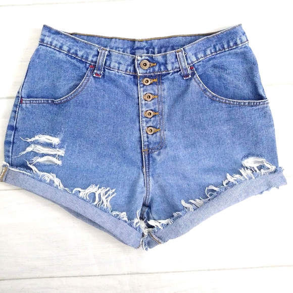 Jordache Pants - Vintage 90's  High Waisted Jordache Jean Shorts 29